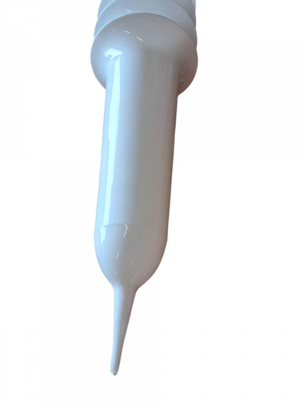 Vāze plastmasas balta IFII