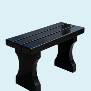 Soliņš granīta melns ar masīvām kājām LP00072